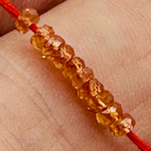 Load image into Gallery viewer, Sapphire AAA Faceted Round Bead Parcel | 3x2 to 2x1mm | Pink | 10 Beads |