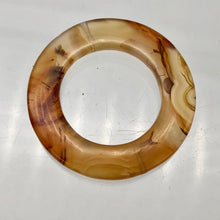 Load image into Gallery viewer, Carnelian Agate Picture Frame Bead| 37x3.5mm | Orange | 23mm opening |