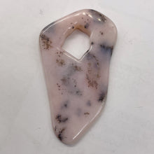 Load image into Gallery viewer, Peruvian Opal 13g Abstract Cut | 64x37x6mm | White. Gray, Pink | 1 Pendant Bead|