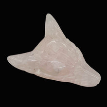 Load image into Gallery viewer, Rose Quartz Carving Wolf Head Pendant Bead | 40x30x10mm | Pink | 1 Bead |