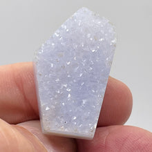 Load image into Gallery viewer, Chalcedony Druzy 42ct Designer Cut Pendant Bead| 31x18x9mm| Blue| 1 Pendant Bead