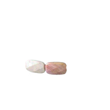 Load image into Gallery viewer, Pink Mookaite Facet 25x18mm Rectangular Bead Strand 104689