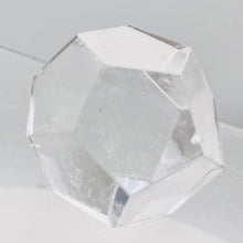 Load image into Gallery viewer, Rock Crystal 80g Dodecahedron | 36mm | Clear | 1 Figurine |