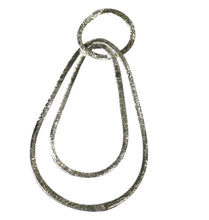 Load image into Gallery viewer, Designer Brushed Silver Loop Component Piece 10290
