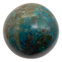 Load image into Gallery viewer, Chrysocolla Display Sphere | 2" | Green Blue Tan | 232g | 1 Collector's Item |