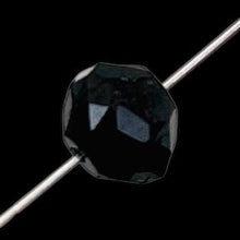 Load image into Gallery viewer, 1 Fancy Color 0.61cts Natural Black Diamond Roundel Bead 9892D