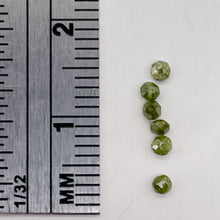 Load image into Gallery viewer, Parrot Green Diamond Faceted Beads | 0.30cts | 2.5x1.5mm to 2.2x1.7mm | 6 Beads|