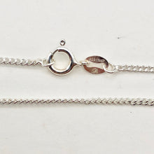 Load image into Gallery viewer, Fine Curb Sterling Silver Italian Made Chain Necklace | 20" | 1mm |
