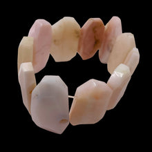 Load image into Gallery viewer, Pink Peruvian Opal Non Stretch 6" Bracelet | 275cts | 30x17x5 - 28x16x6mm |