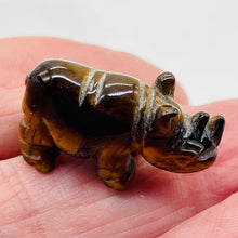 Load image into Gallery viewer, Baby Rhinoceros Tiger Eye Figurine | 1 Statue |