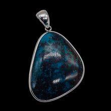 Load image into Gallery viewer, Chrysocolla Sterling Silver Oval Pendant | 2" Long | Blue, Green | 1 Pendant |