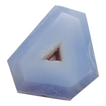 Load image into Gallery viewer, Druzy Blue Chalcedony Designer Pendant Bead | 58cts | 31x29x8mm | 1 Bead |