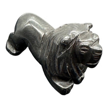 Load image into Gallery viewer, Hematite Lion Animal Figurine Worry Stone | 24x17x11mm | Silver Black