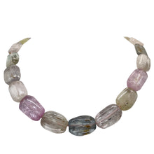 Load image into Gallery viewer, Kunzite Flat Nugget Bead Strand | 22x13x6 to 17x12x5mm | Pink, Green, Clear |