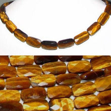 Load image into Gallery viewer, Sophisticated Exotic Perfectly Faceted Tigereye Bead Strand 108684