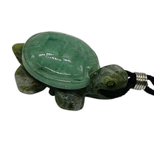 Load image into Gallery viewer, Aventurine Stone Turtle Pendant Necklace | 3/4' Long | Green| 1 Necklace |