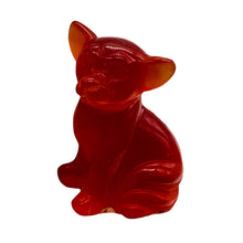 Load image into Gallery viewer, Cocker Spaniel Carved | 1 Figurine | | 40x28x19mm | Chatoyant Orange