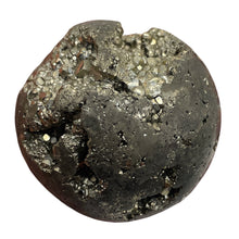 Load image into Gallery viewer, Pyrite Scrying Sphere | 329g (11.6oz) | 44mm (1.75") | Gold Gray | Specimen |