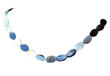 Load image into Gallery viewer, Hot Tahitian Mother of Pearl Flat Oval Bead Strand 104354