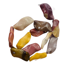 Load image into Gallery viewer, Fab Mookaite Wavy 30x15mm Marquis Bead Strand 106720