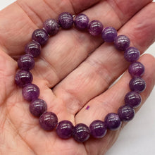 Load image into Gallery viewer, Ruby Round Bead Stretch Bracelet | 8mm | Red, Purple | 1 Bracelet |