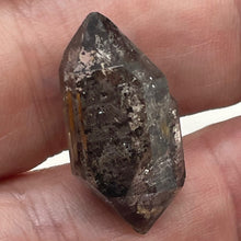 Load image into Gallery viewer, Quartz Shaman Double Terminated 22cts Cut | 27x12mm| Clear with Inclusions |