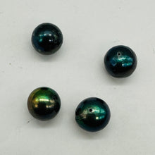 Load image into Gallery viewer, Blue Freshwater Pearl Beads 11mm Round 4 Pearls Parcel Jewelry Making