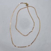 Load image into Gallery viewer, Italian! 10K Gold Reversible Open Link Chain 16" 10019B