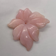 Load image into Gallery viewer, Peruvian Opal 45cts Flower Pendant Bead | 45x42x6mm | Pink | 1 Pendant Bead |