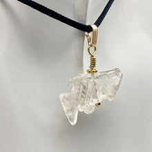 Load image into Gallery viewer, Quartz Koi Fish Pendant Necklace | Semi Precious Stone Jewelry | 14k Pendant