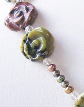 Load image into Gallery viewer, Love Rose Yellow Turquoise & 14Kgf 19 inch Necklace 204568