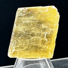 Load image into Gallery viewer, Optical Calcite Iceland Spar 37g 1/4 Sphere | 31x22mm | Clear, Orange, Included|