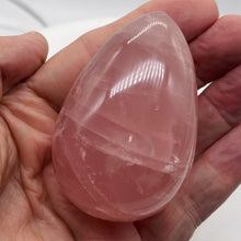 Load image into Gallery viewer, Rose Quartz Egg Collectors| 220g ( 7.7 oz)| 70x47mm | Pink| 1 Display Specimen |