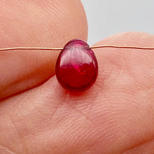 Load image into Gallery viewer, Stunning .97cts Natural Red Spinel Smooth Briolette | 6.5x5.5mm | 1 Bead |
