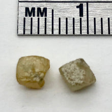 Load image into Gallery viewer, 1 Natural Diamond Crystal Druzy Cube Bead 10618