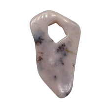 Load image into Gallery viewer, Peruvian Opal 13g Abstract Cut | 64x37x6mm | White. Gray, Pink | 1 Pendant Bead|