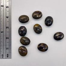 Load image into Gallery viewer, Rare Chocolate Jasper Oval Coin Bead Strand 109157