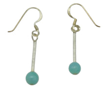 Load image into Gallery viewer, Seafoam Peruvian Opal & Sterling Silver Earrings 6134