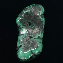 Load image into Gallery viewer, Malachite 47g Polished Gemstone WorryStone | 64x30x12mm | Green | 1 Specimen |