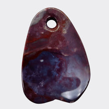 Load image into Gallery viewer, Hand Carved Fancy Mauve Pink Jasper Pendant Bead | 61x43x7mm | 1 Bead |