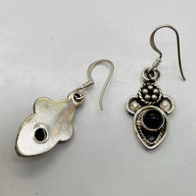 Load image into Gallery viewer, Stellar! Black Onyx Sterling Silver Drop/Dangle Earrings | 1 1/4" Long |