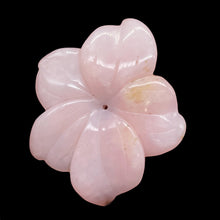 Load image into Gallery viewer, Pink Peruvian Opal Carved 34cts Flower Pendant Bead | 35x32x4mm | Pink | 1 Bead|