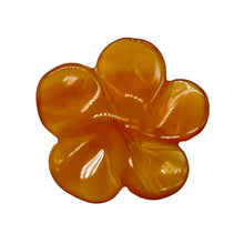 Load image into Gallery viewer, Plumeria! Carved Carnelian Hawaiian Flower Bead | Orange | 25x6mm | 1 Bead |