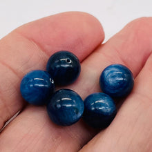 Load image into Gallery viewer, Kyanite AAA Round Beads | 10 to 11mm | Flashing Blue | 5 Beads |