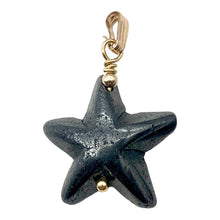 Load image into Gallery viewer, Hematite Starfish Pendant Necklace | Semi Precious Stone | 14k gf Pendant