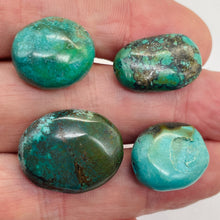 Load image into Gallery viewer, Turquoise 18g Nugget Beads | 24x6 to 19x10mm | Blue, Black | 4 Beads |