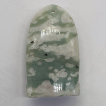 Load image into Gallery viewer, Harmony Stone Jade Buddha Pendant Bead | 50x30mm | Green White | 1 Pendant Bead|