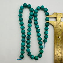 Load image into Gallery viewer, Turquoise Beads Round Half Strand | 8mm | Blue | 1 Half Strand |