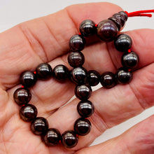 Load image into Gallery viewer, Carnelian 7" Strung Strand Round Beads | 8mm | Dark Orange | 21 Beads |