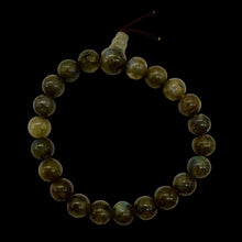 Load image into Gallery viewer, Labradorite Strung Round Bead 7" Strand | 8mm | Gray Blue | 21 Beads |